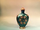 Chinese cloisonné enamel snuff bottle