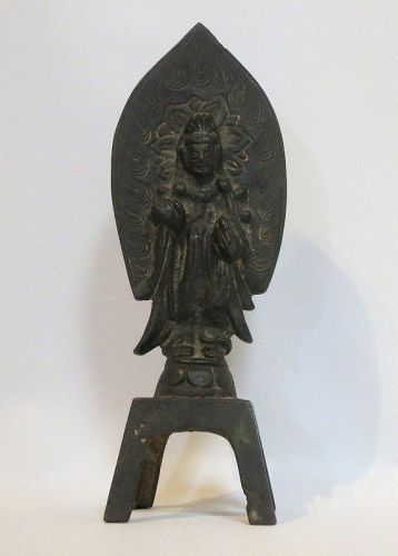 Chinese ancient bronze Buddha