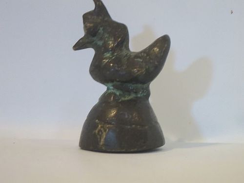 19th Century bronze duck opium weight