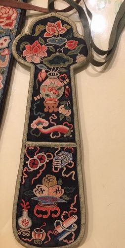 Chinese antique fan holder