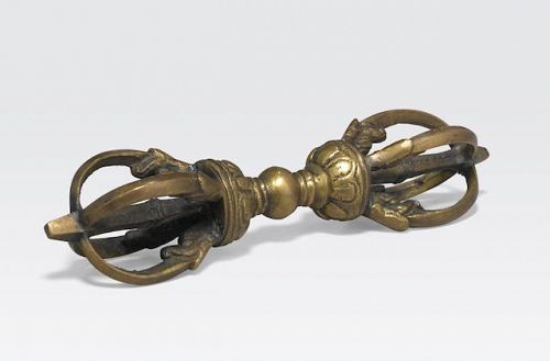 A copper alloy vajra