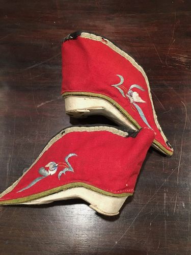 Antique Chinese Lotus shoes