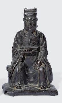 bronze figure of Daoist deitie