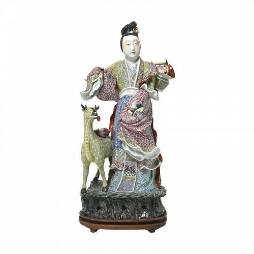 Chinese Famille Rose Porcelain Figure of Magu