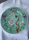 Chinese Famillie rose porcelain Dayazhai plate diameter 10 "