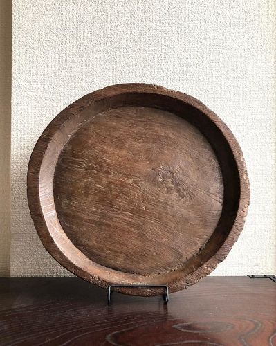 LARGE WOODEN TRAY FROM JEJU ISLAND