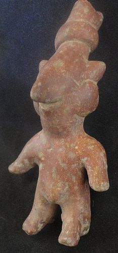 A MINATURE "SHEEP FACED"FIGURE FROM COLIMA