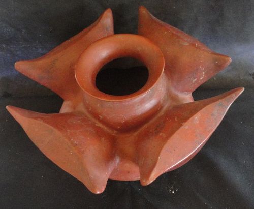 A RARE AND FANTASTICAL PRE-COLUMBIAN CACTUS SHAPED VESSEL FROM WEST M