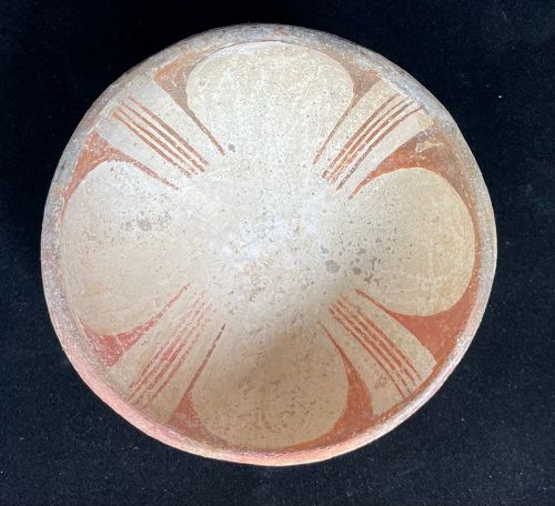 A compact Prehistoric Mimbres "flower" bowl
