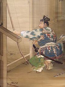 Important Meiji Exhibition Painting by Ito Koun