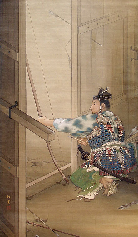 Important Meiji Exhibition Painting by Ito Koun
