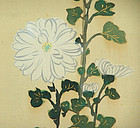 Kiku Imperial Flowers, Painting by Kamisaka Sekka