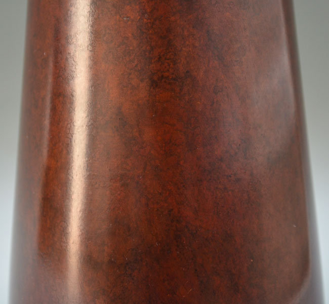 Rare and Large Art Deco Bronze Vase by Nakajima Yasumi