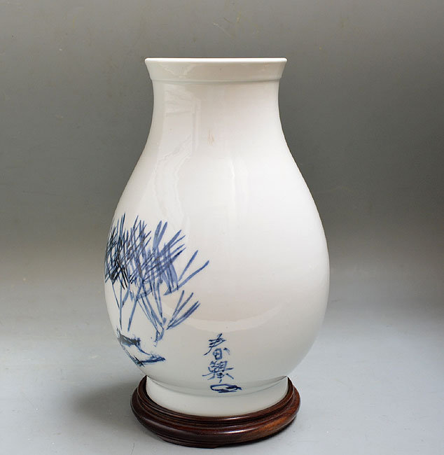 Porcelain Vase, Miyanaga Tozan/Yamamoto Shunkyo