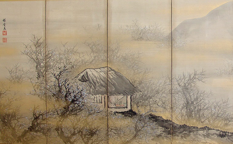 Hermitage in the Plum Forest by Akashiya Shoun