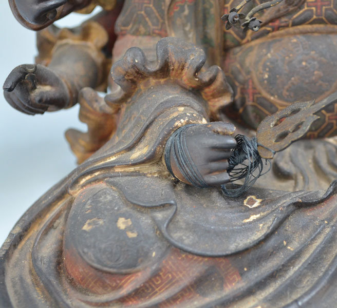 Additional Photo Superb Edo p BenzaiTen Buddhist Statue