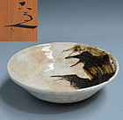 Gassaku Bowl, Crows, by Kiyomizu Rokubei/Kikuchi Hobun