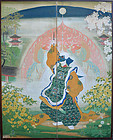 Antique Japanese Screen by Nakamura Masahiko Taisho,