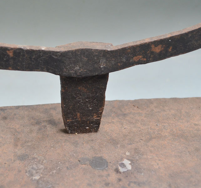 Antique Iron Tomyodai Buddhist Candle-stand