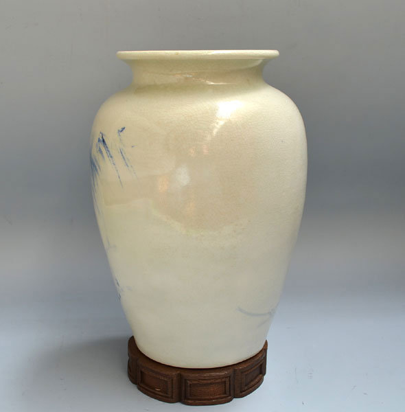 Pottery Vase decorated by Artist/Priest Dohachi/Dokuzan