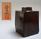 Japanese Bronze Vase by Hasuda Shugoro