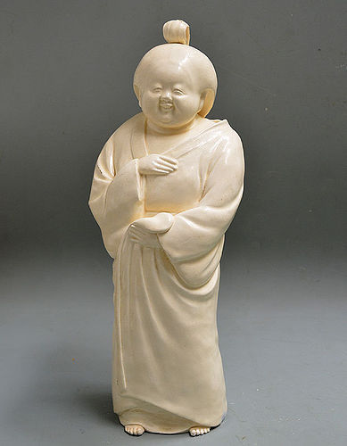 Antique Porcelain image of Otafuku by Suwa Sozan I