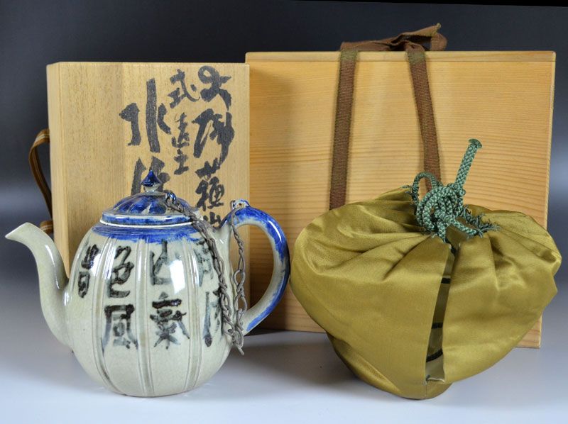 Suwa Sozan/Tomioka Tessai Gassaku Bokka-gata Teapot