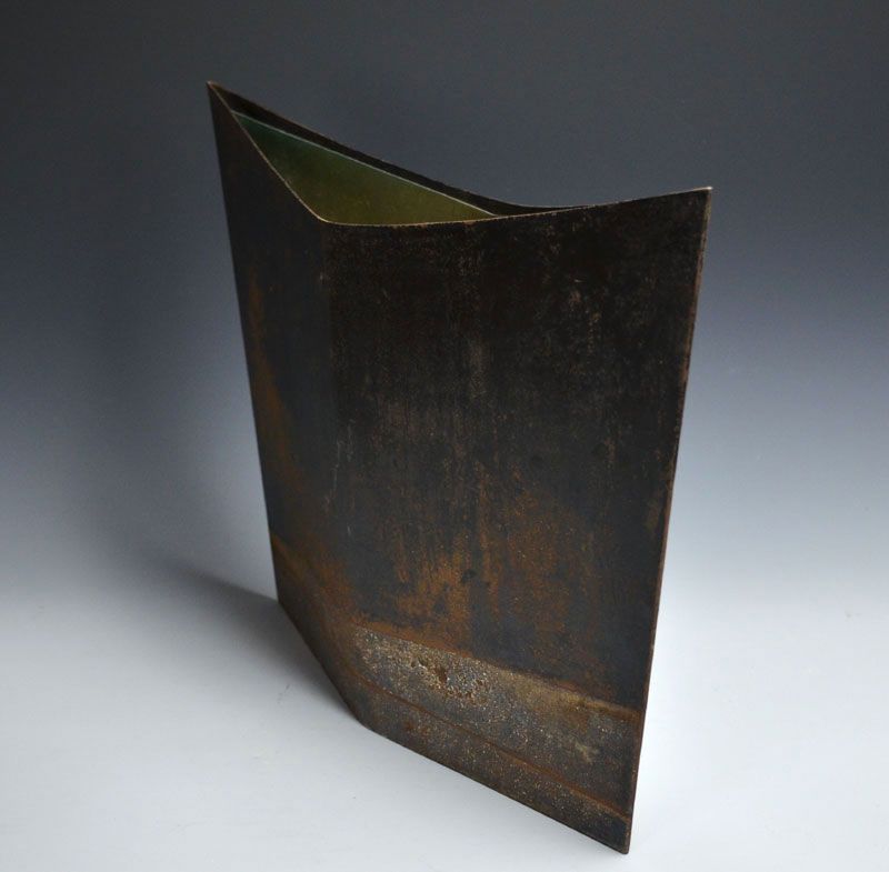Sano Hiroshi 1962 Exhibited Japanese Metal-work Vase