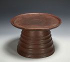 Rare and Unusual Antique Round Korean Soban Tea Table