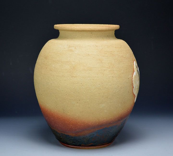 Antique Japanese Ceramic Vase by Miyagawa (Makuzu) Kozan