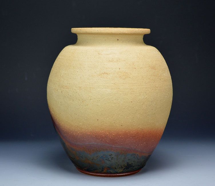 Antique Japanese Ceramic Vase by Miyagawa (Makuzu) Kozan