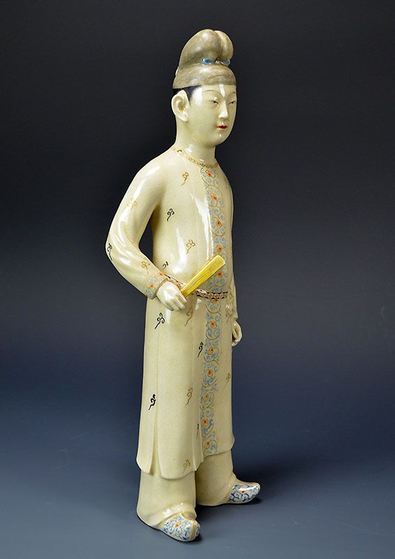 Very Rare Miyanaga Tozan Kyo-satsuma Figurine