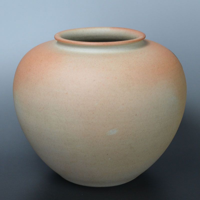 Rare Makuzu Kozan Sunrise-clay Deer Vase