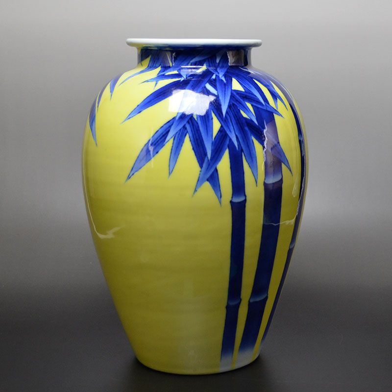 Exceptional Miyagawa (Makuzu) Kozan Bamboo Vase