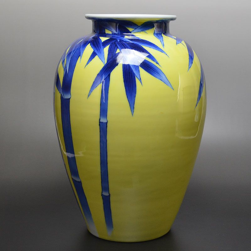 Exceptional Miyagawa (Makuzu) Kozan Bamboo Vase