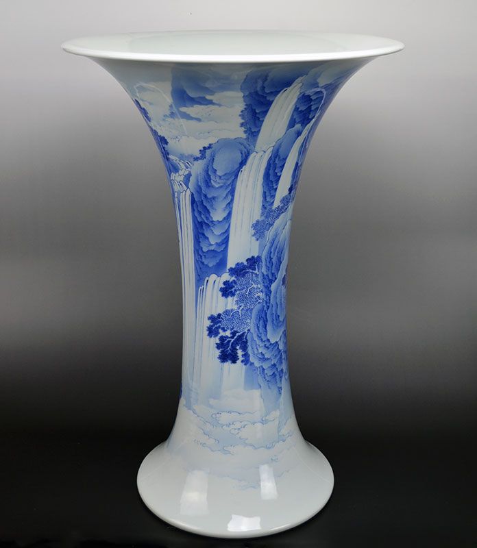Unprecedented Miyagawa (Makuzu) Kozan Flaring Vase