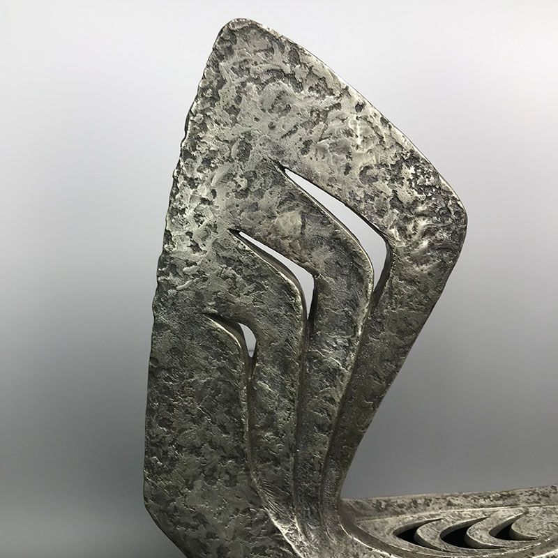 Nitten Exhibited Bronze Koro, Phoenix by Tsuda Eiju