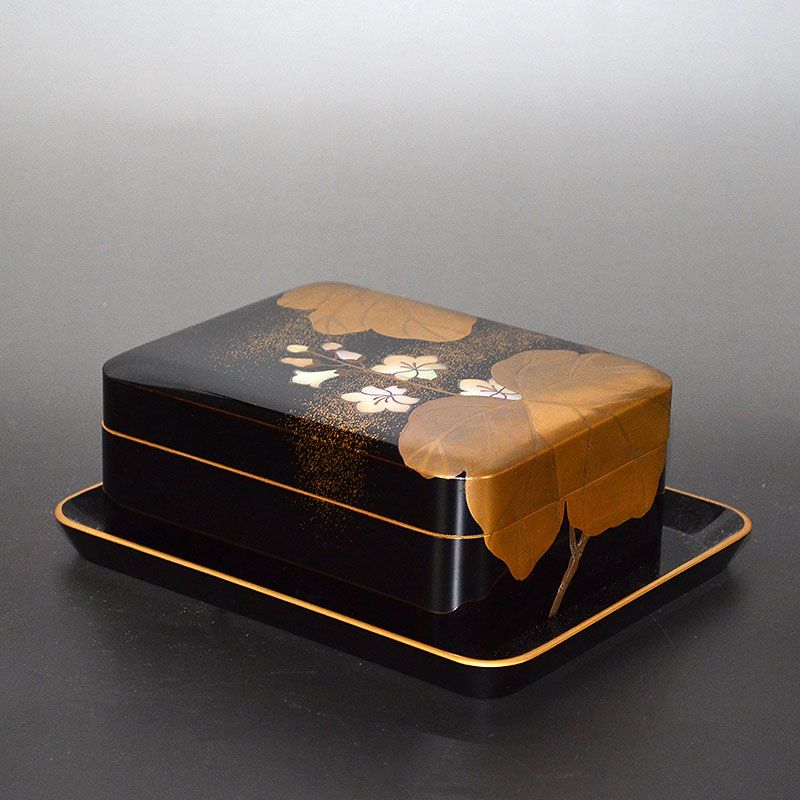 Antique Japanese Lacquer Box by Yoshida Rissai