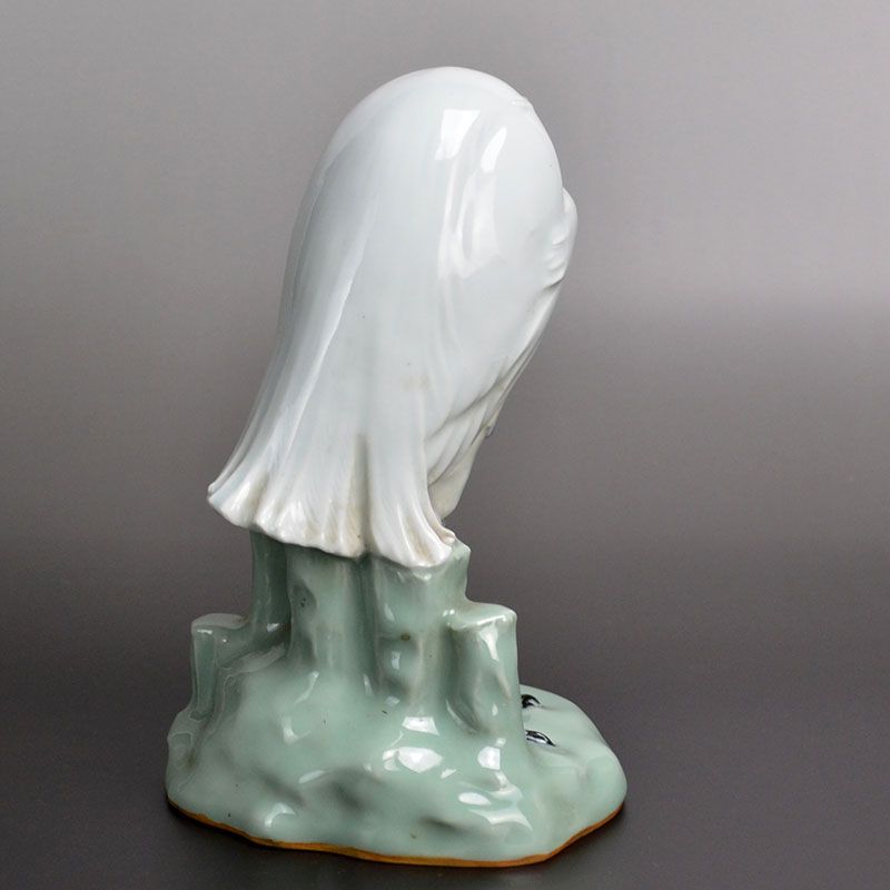Exquisite and Rare Egret Figurine by Miyanaga Tozan I