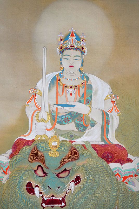 Takagi Shunrin, Monju Bosatsu Taisho p. Buddhist Painting
