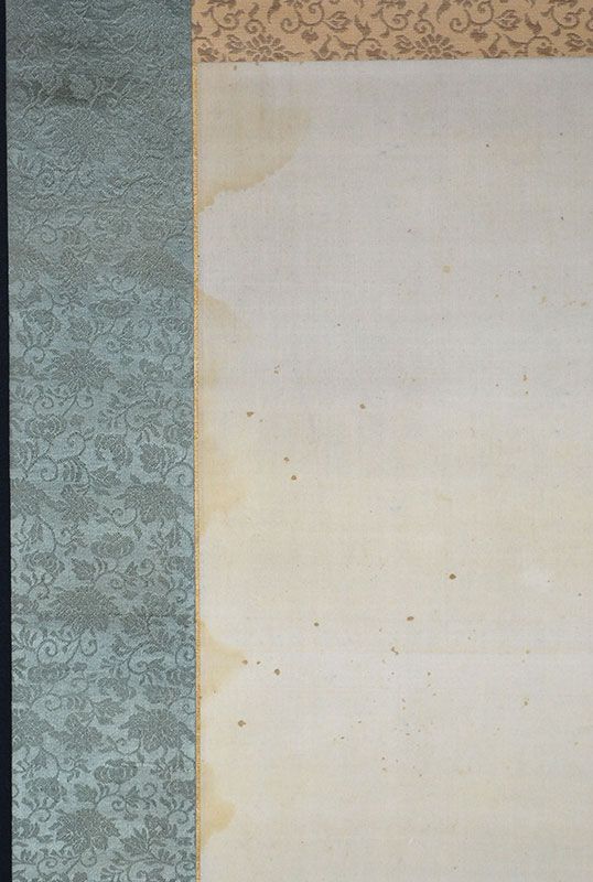 Antique Japanese Christian Scroll Triptych by Shizan