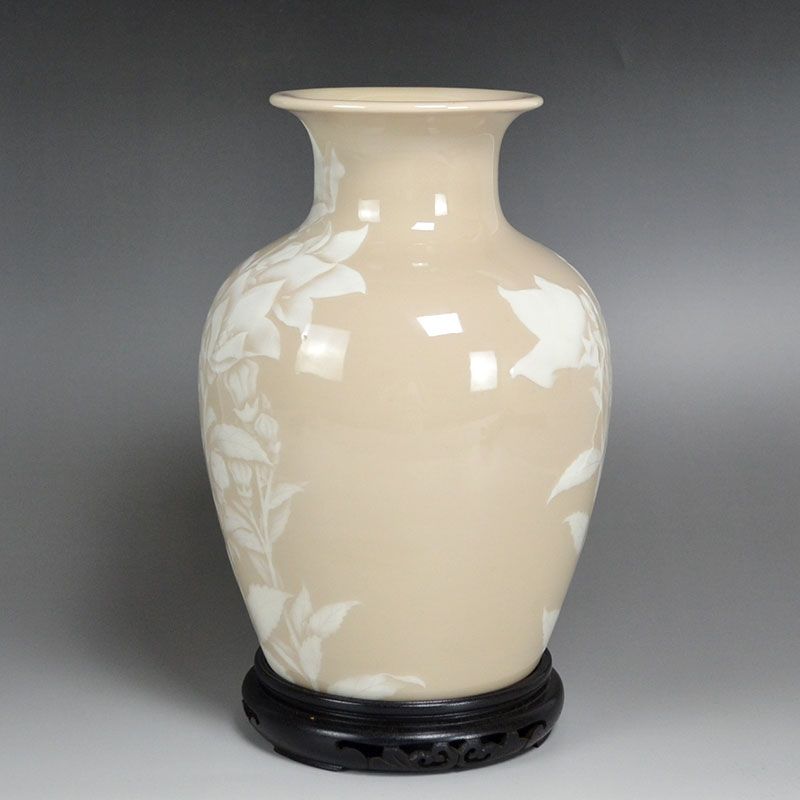 Rare Kiyomizu Rokubei V Taireiji Ceramic Vase