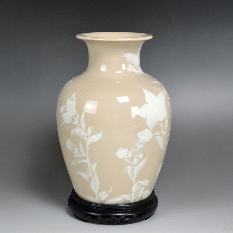 Rare Kiyomizu Rokubei V Taireiji Ceramic Vase