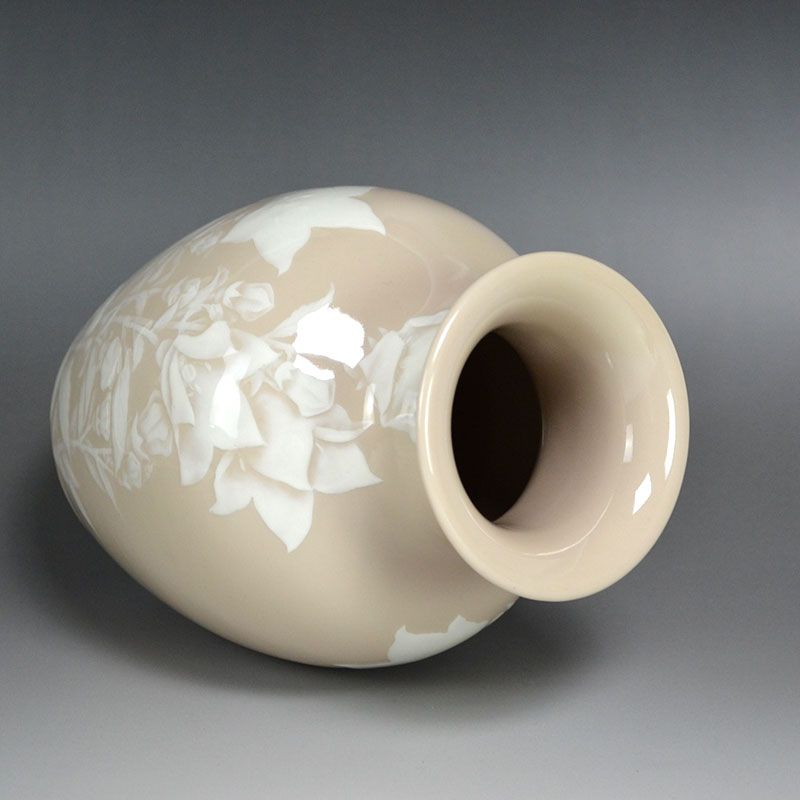Rare Kiyomizu Rokubei V Taireiji Ceramic Vase