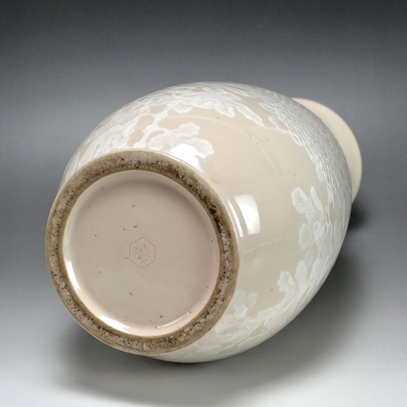 Kiyomizu Rokubei V Taireiji Chrysanthemum Vase