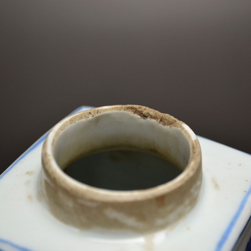 Rare! Seifu Yohei I Sometsuke Porcelain Tea Containers