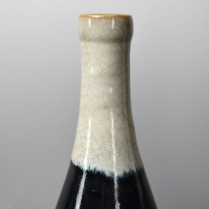 A Boxed Pair of Antique Japanese Karatsu Bottles