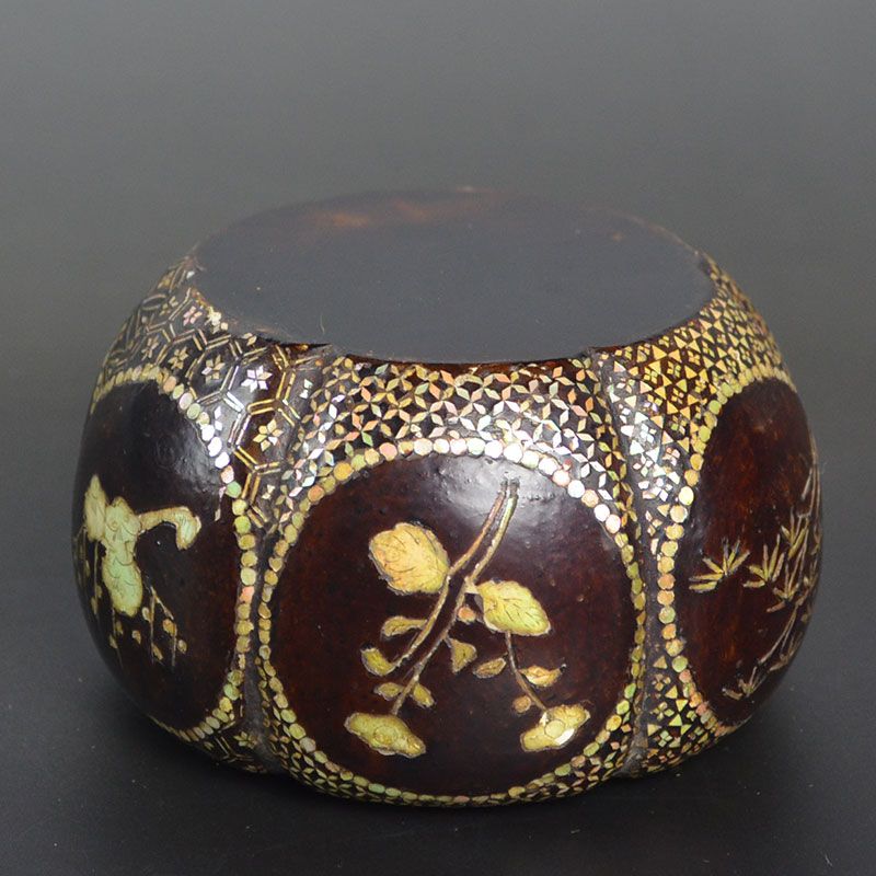 Antique Akoda Koro with Mother of Pearl Inlay