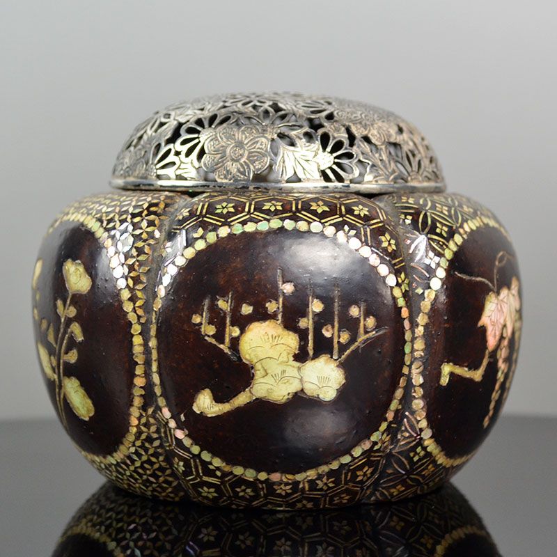 Antique Akoda Koro with Mother of Pearl Inlay