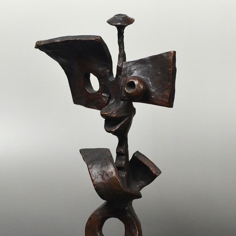 Modernist Bronze Sculpture, Female Artist Katsura Yuki